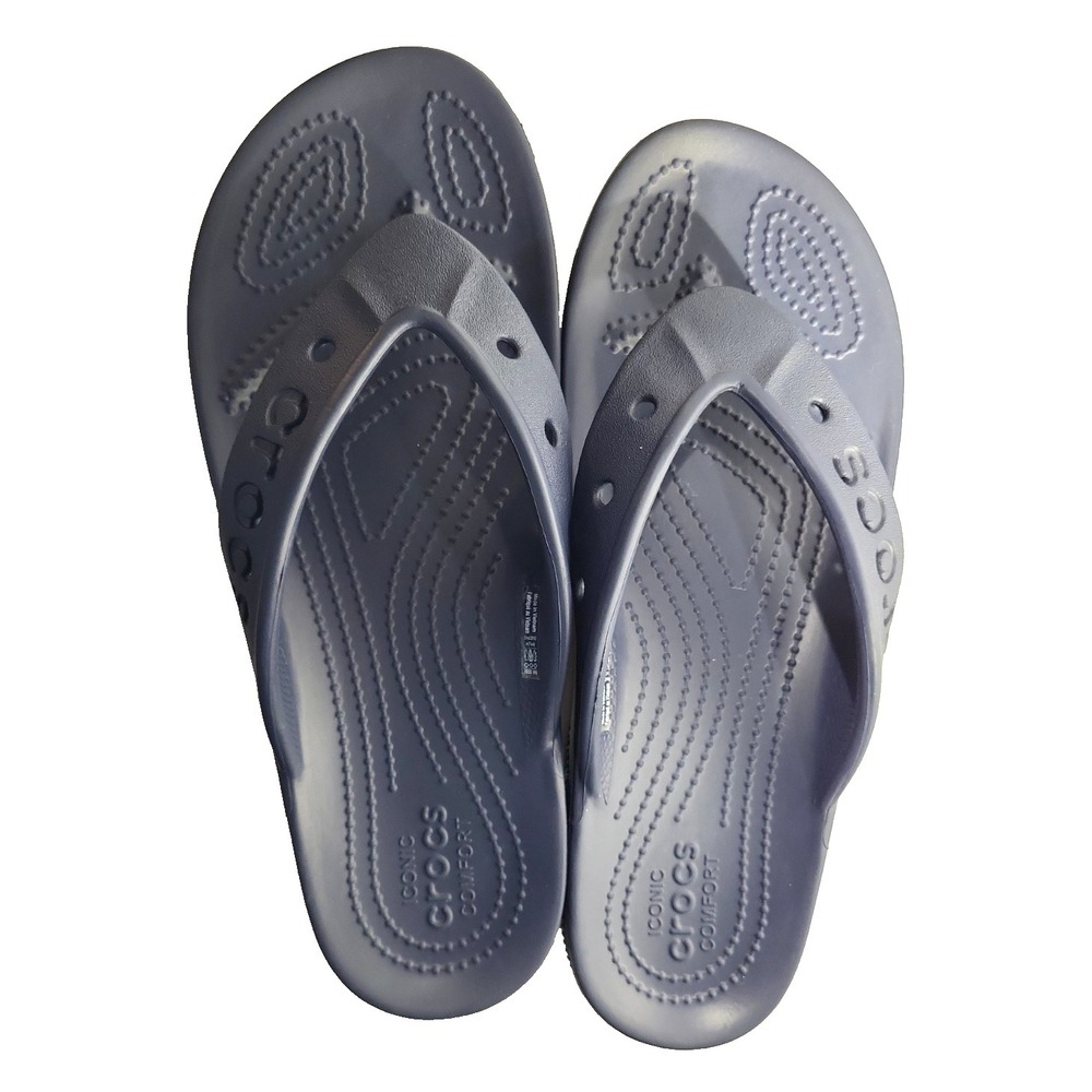 Crocs Unisex Baya II Flip Flop Sandals Navy Blue M7/W9